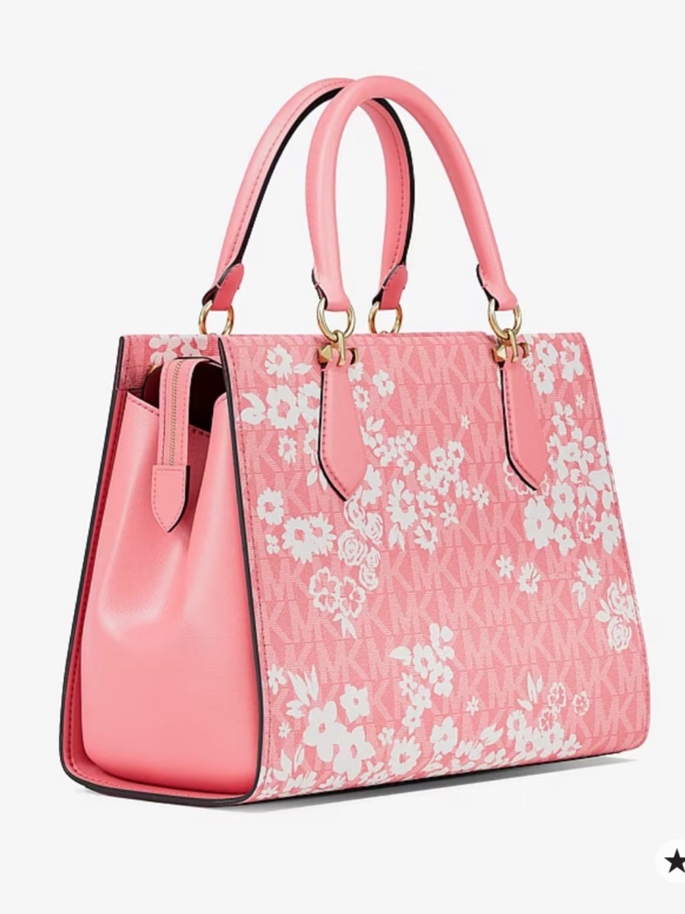 MICHAEL KORS Marilyn Md Printed Signature Logo Satchel Crossbody
Carnation - Picture 11 of 13
